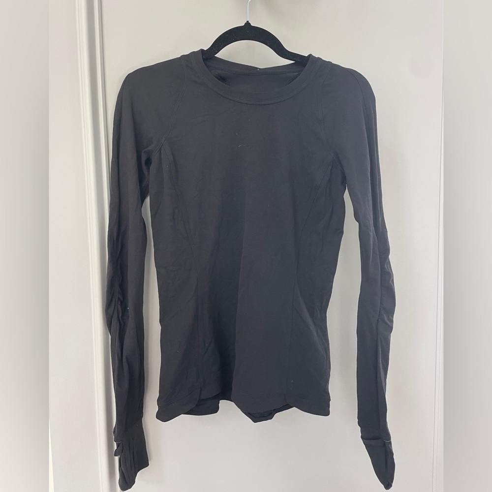 lululemon athletica Black Long Sleeve Tee